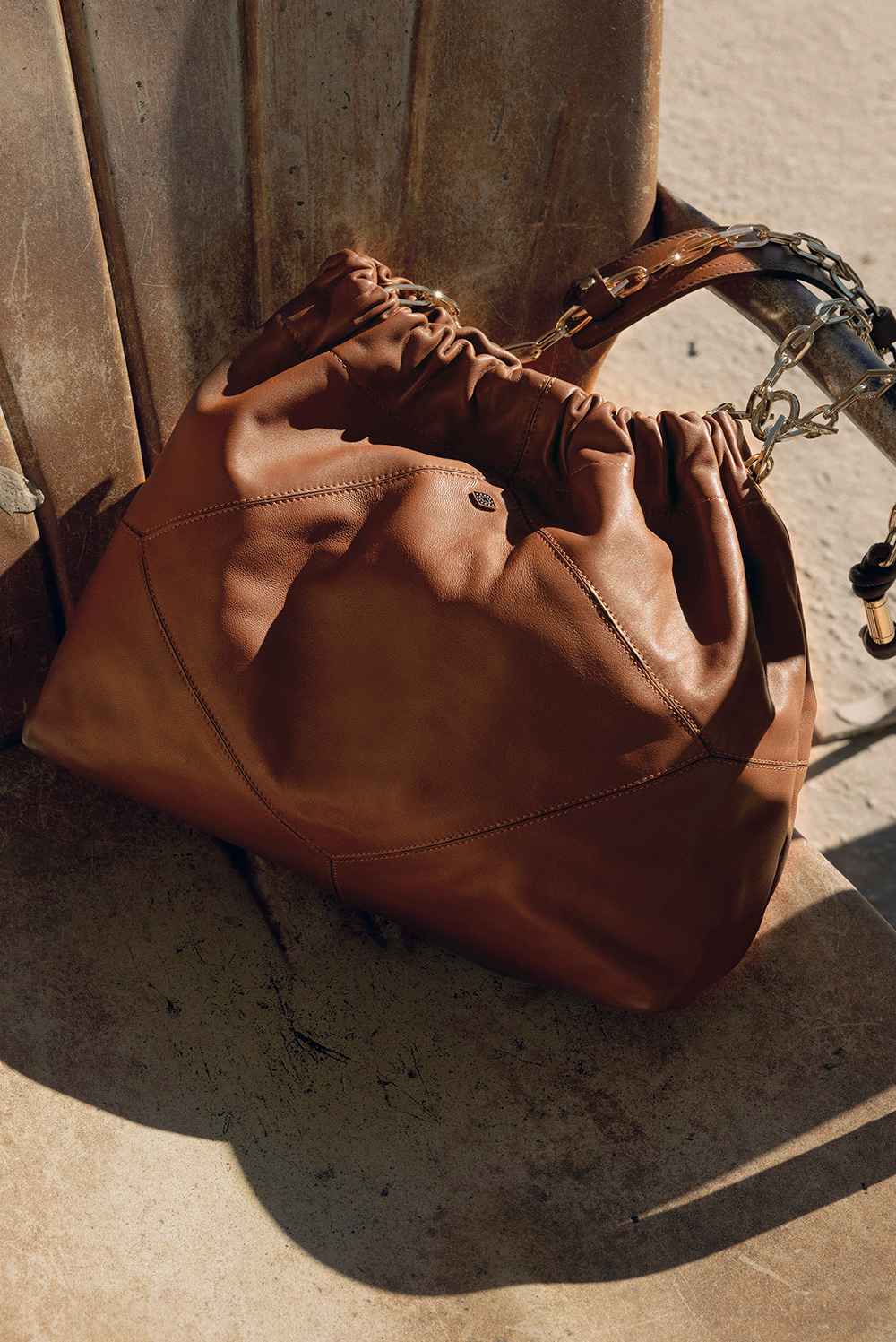 Brown june tote by ba&sh
